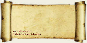 Isak Kovačević vizit kartica